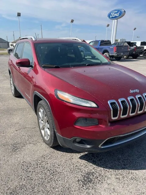 Used 2014 Jeep Cherokee Limited with VIN 1C4PJLDS6EW256222 for sale in Independence, KS