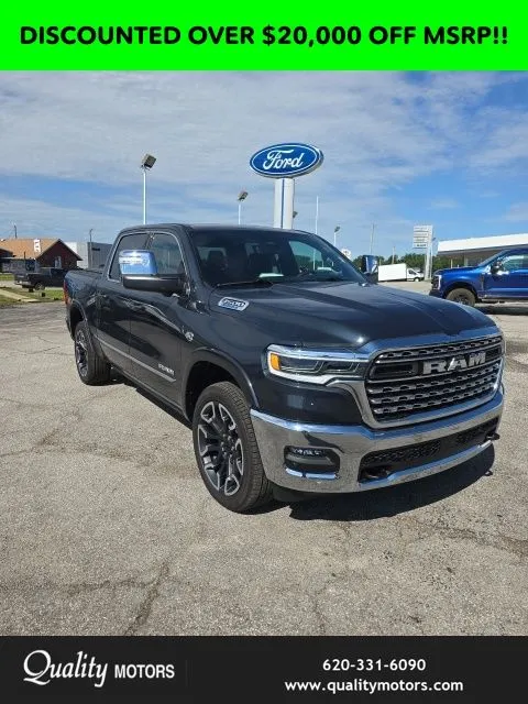 Blue 2026 Ram 1500 Limited for sale in Independence, KS