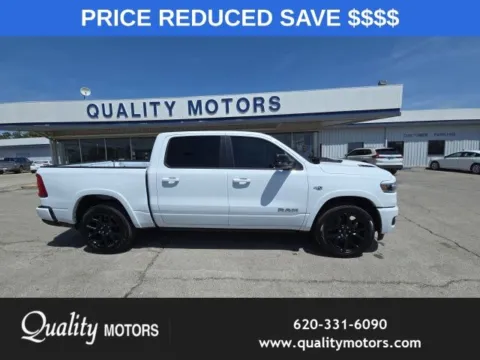 White 2026 Ram 1500 Laramie for sale in Independence, KS