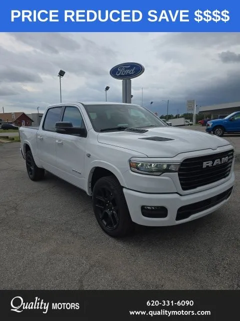 White 2026 Ram 1500 Laramie for sale in Independence, KS