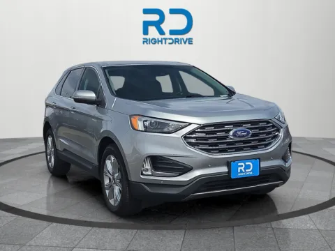Silver 2023 Ford Edge Titanium for sale in El Paso, TX