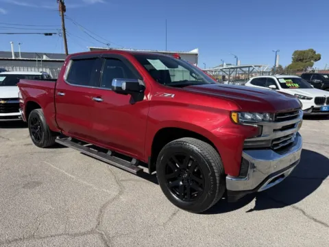 Red 2021 Chevrolet Silverado 1500 LTZ for sale in El Paso, TX