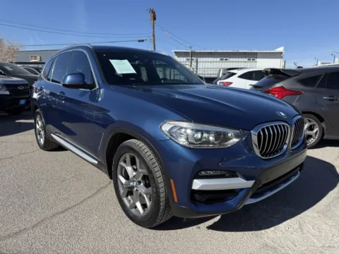 Blue 2021 BMW X3 sDrive30i for sale in El Paso, TX