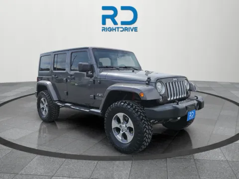 Gray 2017 Jeep Wrangler Unlimited Sahara for sale in El Paso, TX