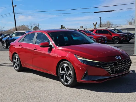 Red 2023 Hyundai Elantra Limited for sale in El Paso, TX