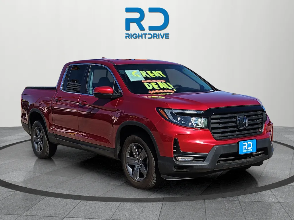 Red 2021 Honda Ridgeline RTL for sale in El Paso, TX