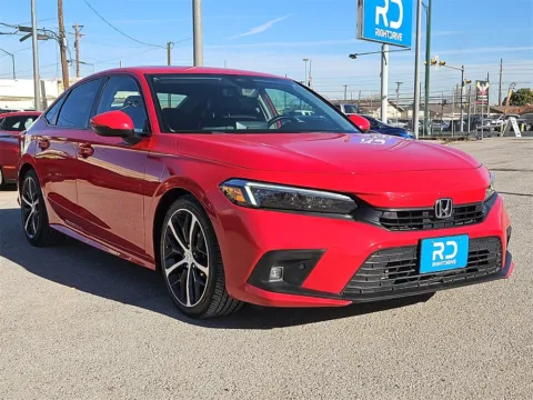 Red 2022 Honda Civic Touring for sale in El Paso, TX