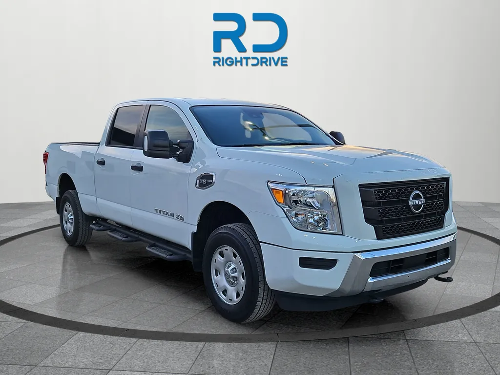 White 2023 Nissan Titan XD SV for sale in El Paso, TX