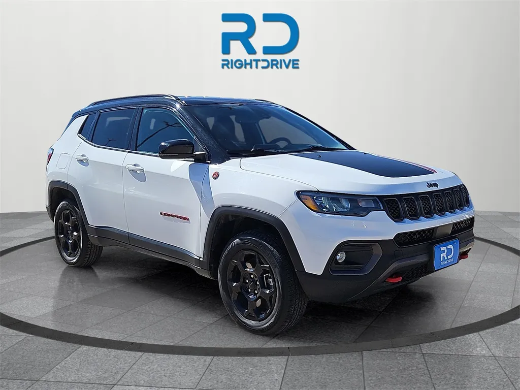 White 2023 Jeep Compass Trailhawk for sale in El Paso, TX