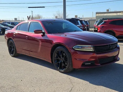 Red 2018 Dodge Charger SXT for sale in El Paso, TX