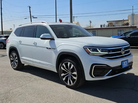 Black 2022 Volkswagen Atlas 3.6L V6 SEL Premium R-Line for sale in El Paso, TX