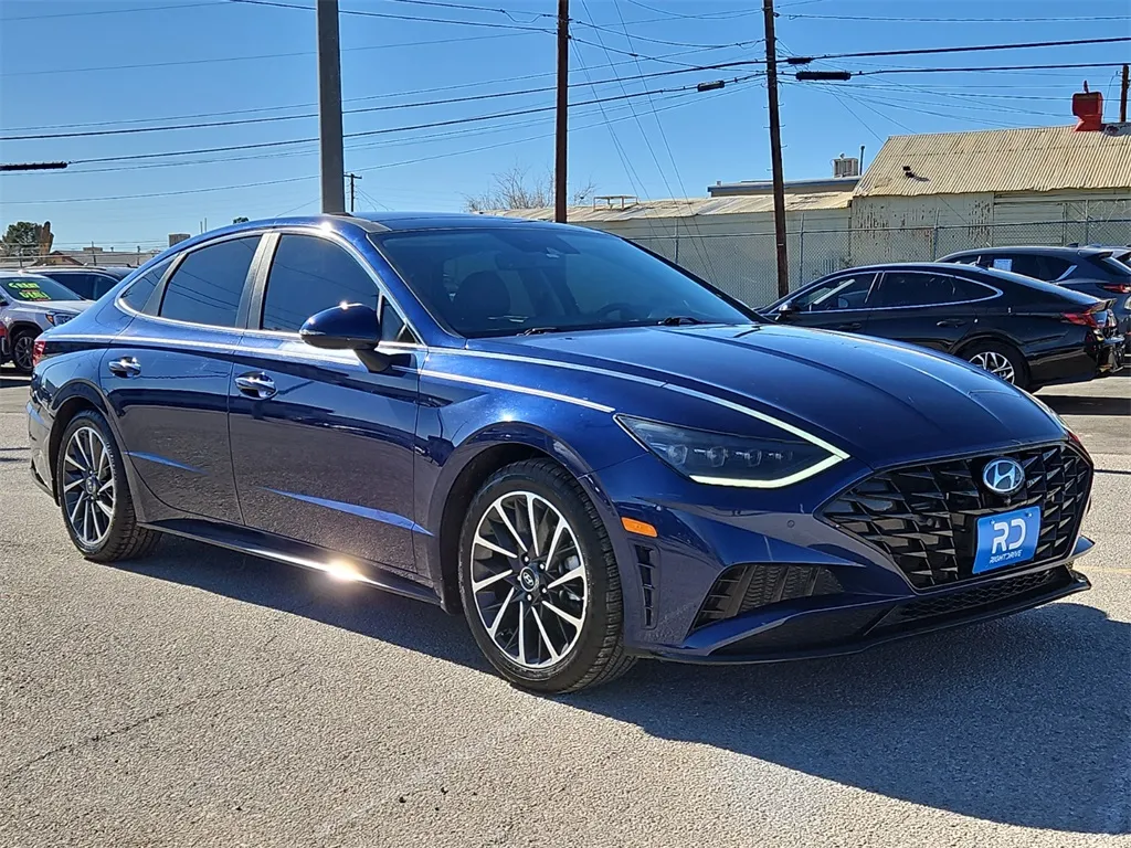 Blue 2020 Hyundai Sonata Limited for sale in El Paso, TX