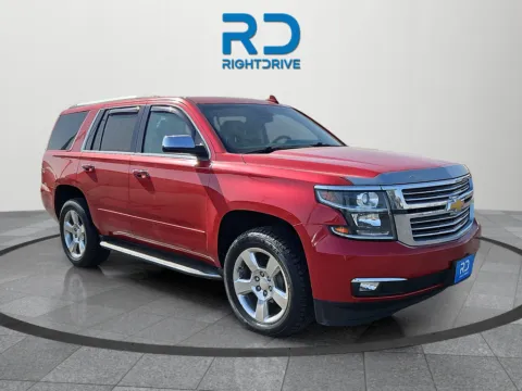 Red 2015 Chevrolet Tahoe LTZ for sale in El Paso, TX