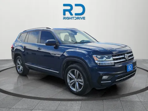 Blue 2019 Volkswagen Atlas 3.6L V6 SEL R-Line for sale in El Paso, TX