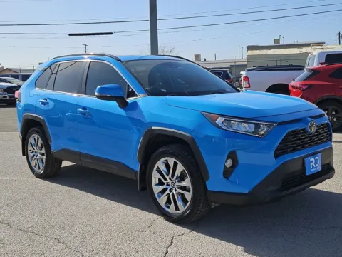 Green 2021 Toyota RAV4 XLE Premium for sale in El Paso, TX