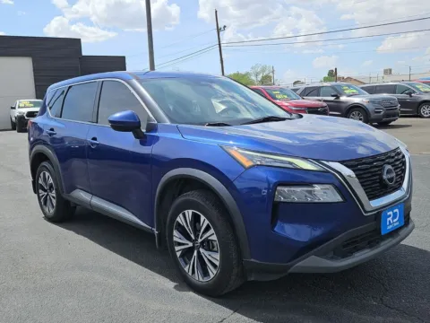 Blue 2022 Nissan Rogue SV for sale in El Paso, TX
