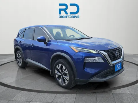 Blue 2022 Nissan Rogue SV for sale in El Paso, TX