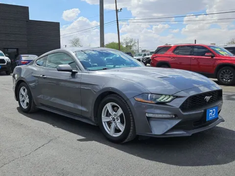 Gray 2021 Ford Mustang EcoBoost for sale in El Paso, TX