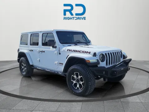 White 2020 Jeep Wrangler Unlimited Rubicon for sale in El Paso, TX