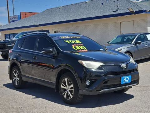 Black 2017 Toyota RAV4 XLE for sale in El Paso, TX