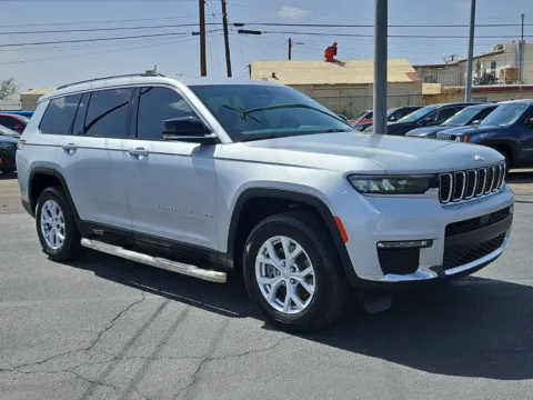 Silver 2023 Jeep Grand Cherokee L Limited for sale in El Paso, TX