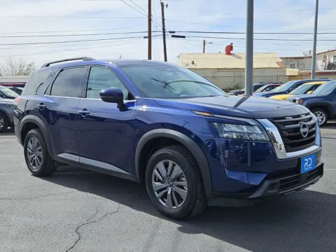 Blue 2025 Nissan Pathfinder SV for sale in El Paso, TX