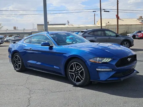 Blue 2022 Ford Mustang EcoBoost for sale in El Paso, TX