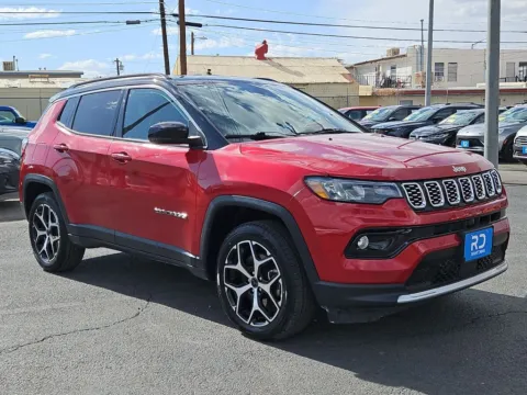 Red 2025 Jeep Compass Limited for sale in El Paso, TX
