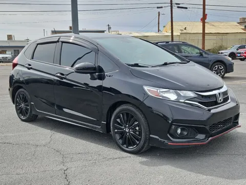 Black 2018 Honda Fit Sport for sale in El Paso, TX