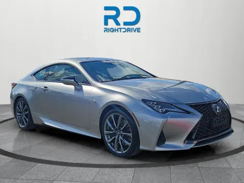 Silver 2019 Lexus RC 350 F Sport for sale in El Paso, TX