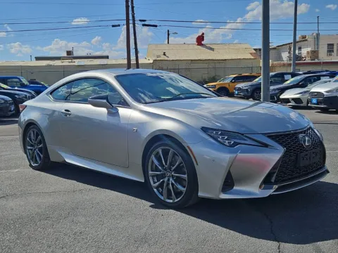 Silver 2019 Lexus RC 350 F Sport for sale in El Paso, TX