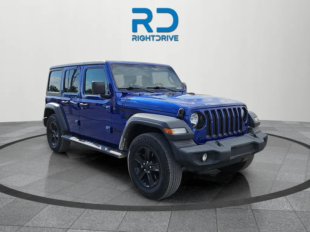 Blue 2020 Jeep Wrangler Unlimited Sport Altitude for sale in El Paso, TX