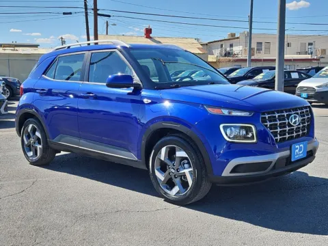 Blue 2025 Hyundai Venue Limited for sale in El Paso, TX