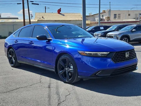 Blue 2024 Honda Accord Hybrid Sport-L for sale in El Paso, TX