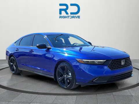 Blue 2024 Honda Accord Hybrid Sport-L for sale in El Paso, TX