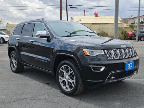 Black 2019 Jeep Grand Cherokee Overland for sale in El Paso, TX
