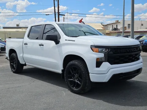 White 2022 Chevrolet Silverado 1500 Custom for sale in El Paso, TX
