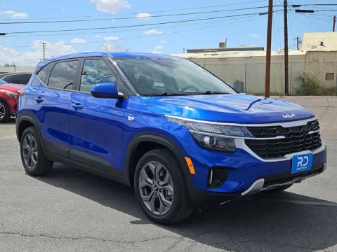 Blue 2024 Kia Seltos LX for sale in El Paso, TX