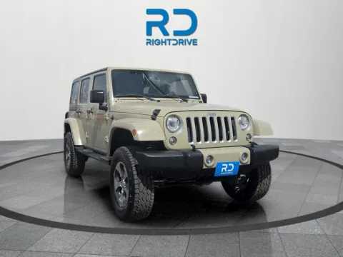 Beige 2018 Jeep Wrangler JK Unlimited Sahara for sale in El Paso, TX