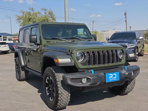 Green 2024 Jeep Wrangler Rubicon 4xe for sale in El Paso, TX