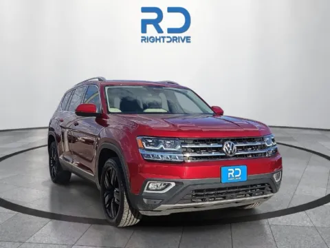 Red 2019 Volkswagen Atlas SEL Premium for sale in El Paso, TX