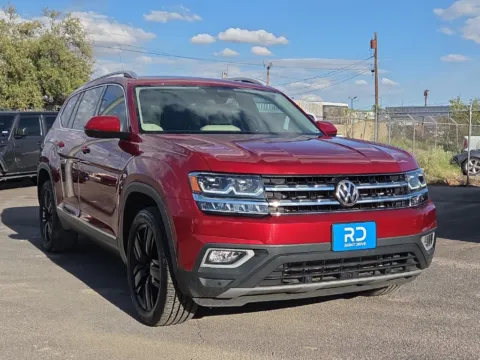 Red 2019 Volkswagen Atlas SEL Premium for sale in El Paso, TX