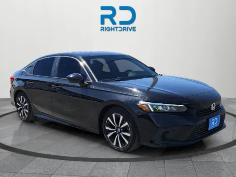 Black 2022 Honda Civic EX for sale in El Paso, TX