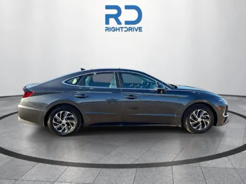 Photos of 2023 Hyundai Sonata Hybrid Blue for sale in El Paso, TX at RightDrive - 6930 Alameda