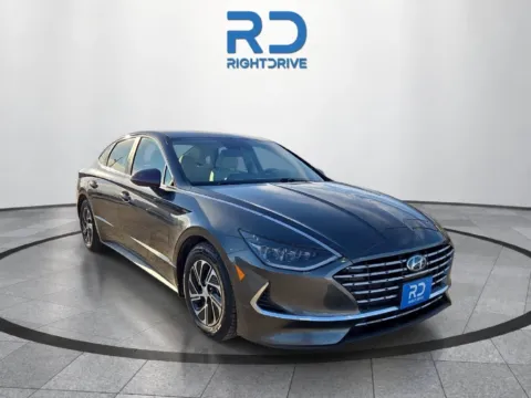 Gray 2023 Hyundai Sonata Hybrid Blue for sale in El Paso, TX