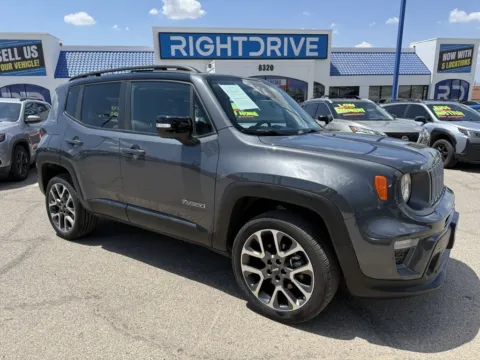 Gray 2022 Jeep Renegade Limited for sale in El Paso, TX