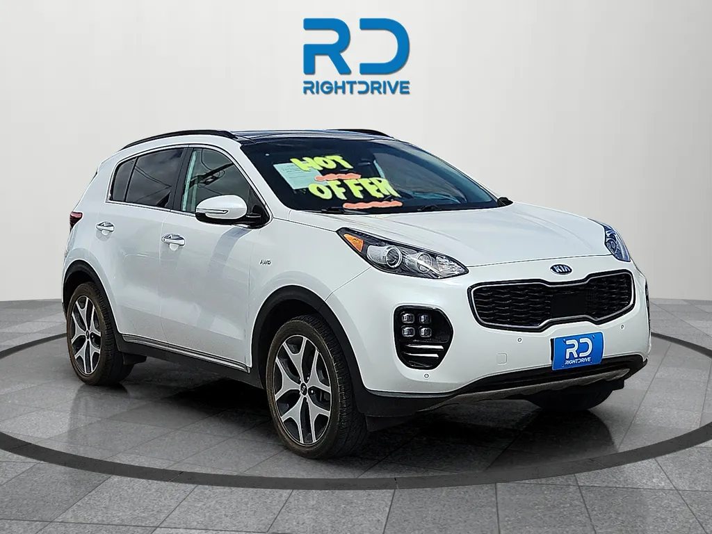 White 2019 Kia Sportage SX for sale in El Paso, TX