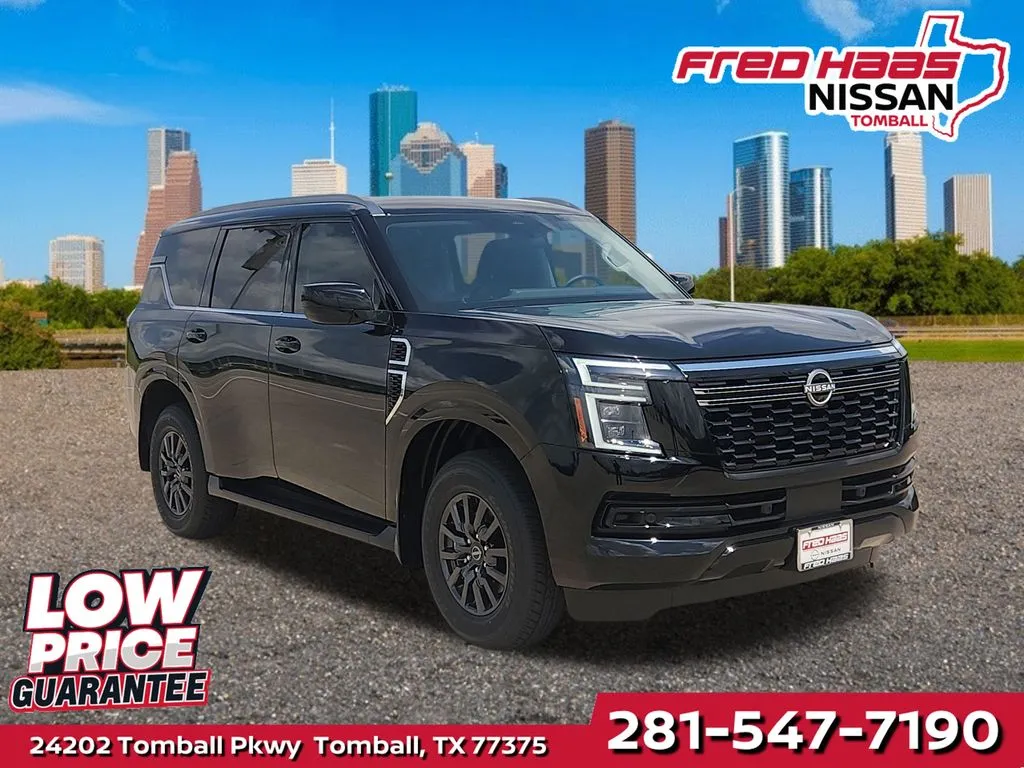 Black 2026 Nissan Armada SV for sale in Tomball, TX