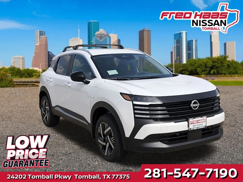 White 2026 Nissan Kicks SV for sale in Tomball, TX