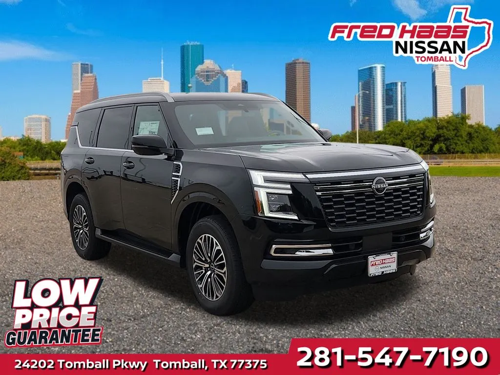 Black 2026 Nissan Armada SL for sale in Tomball, TX